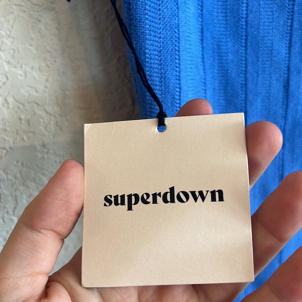 SUPERDOWN Solis Mini Dress in Periwinkle size XSMALL - Picture 3 of 6